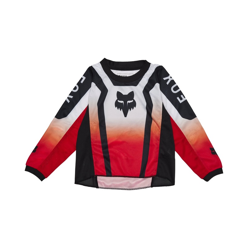 FOX 2025 KIDS 180 LEAN JERSEY – FLO RED S
