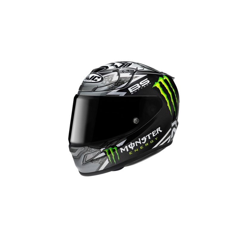 HJC RPHA 12 QUARTARARO REPLICA BLACK HELMET – MC5 XS