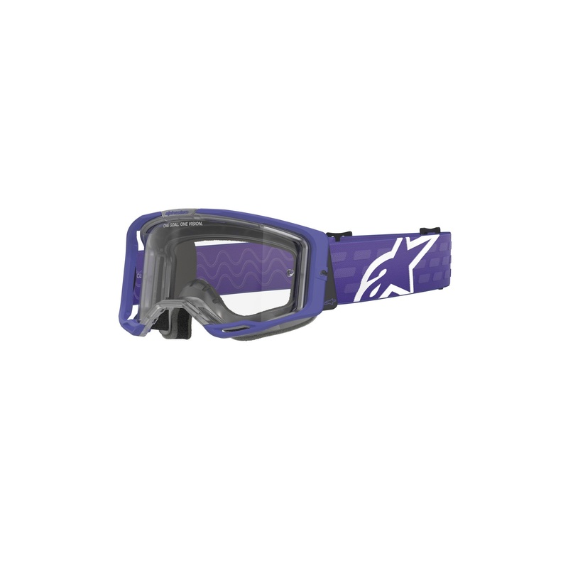 ALPINESTARS VISION 8 CORP GOGGLES – PURPLE CLEAR