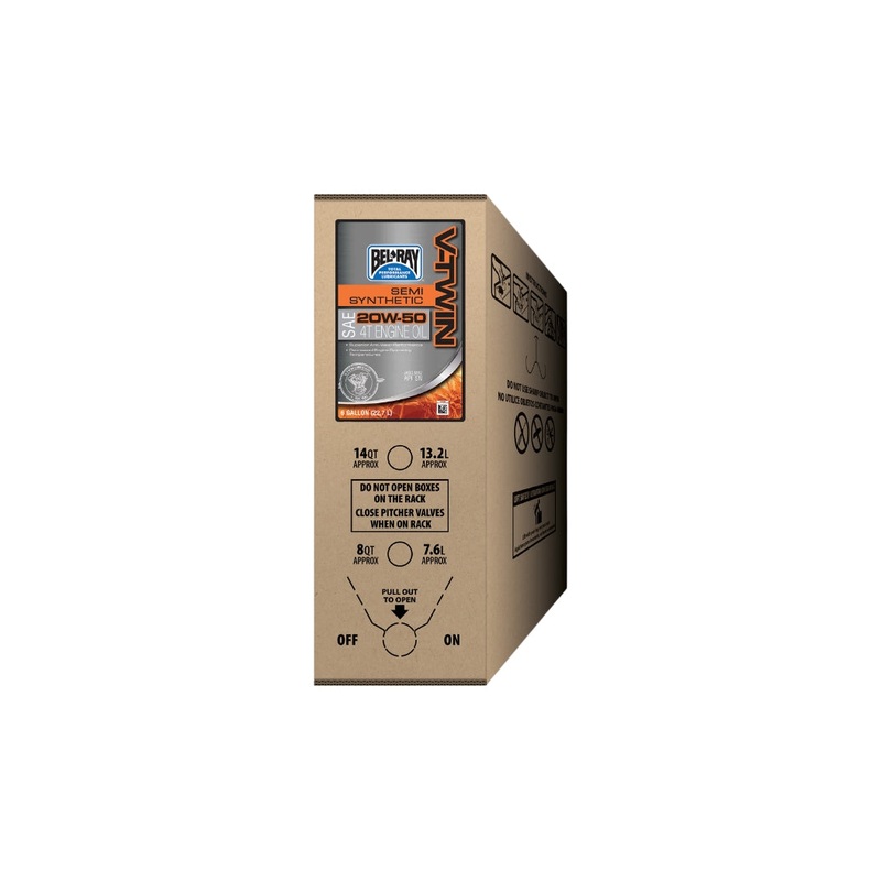Bel-Ray V-Twin Semi-Synthetic Motor Oil – 20W50 – 6 Gallon 3.01389E+11