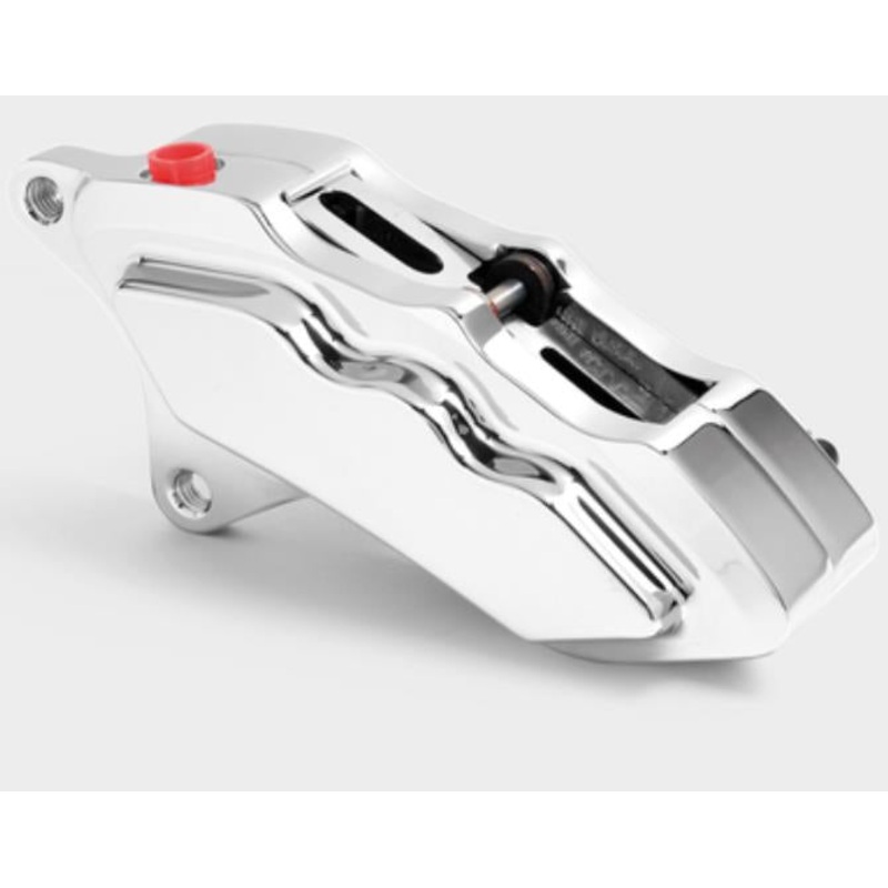 Hawg Halters Inc Direct Bolt-On 6 Piston Front Left Brake Caliper – Chrome LHSCC6018