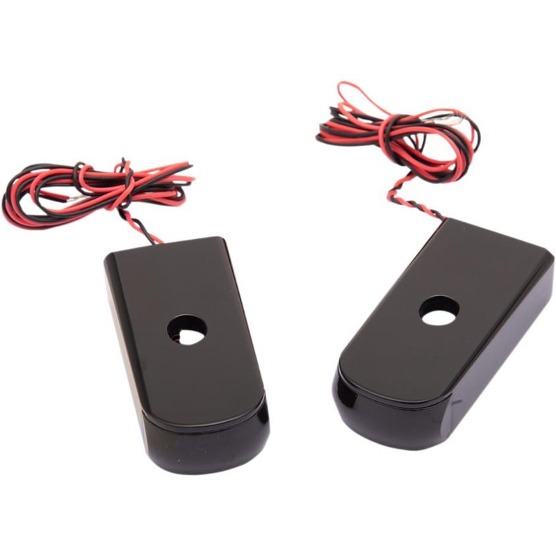 Alloy Art Strut Mount LED Lights  – Smoke Lens – Anodized Black Finish SSL-SB-2B