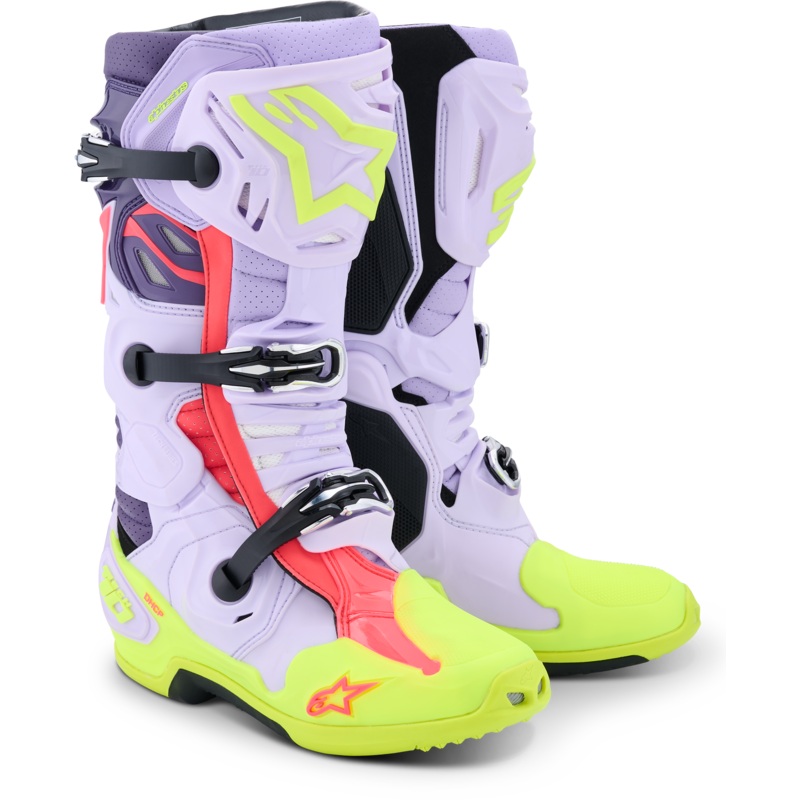 alpine star 482-0016008 Tech 10 Supervented Purp/Ylw Fluo/Diva Pink 8