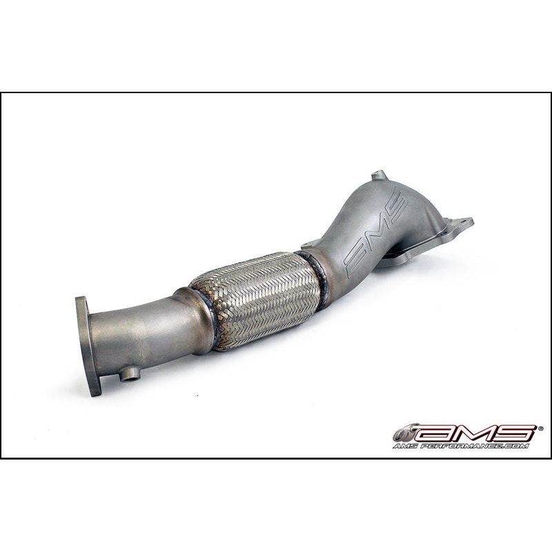 AMS Performance 08-15 Mitsubishi EVO X Widemouth Downpipe w/Turbo Outlet Pipe