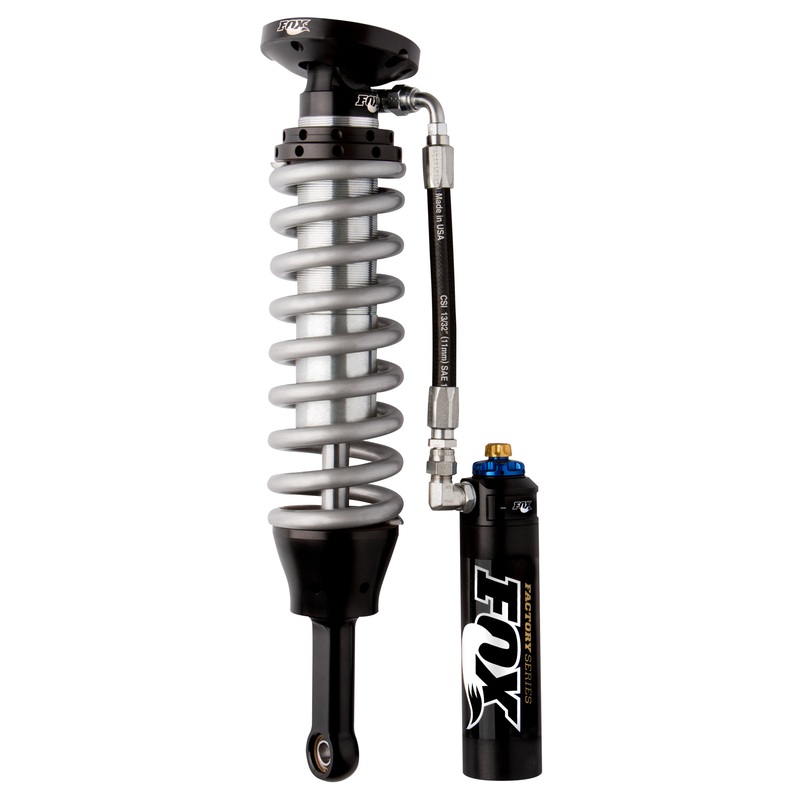 Fox 07+ Tundra 2.5 Factory Series 6.73in. Remote Res. Coilover Shock w/DSC Adj. – Black/Zinc