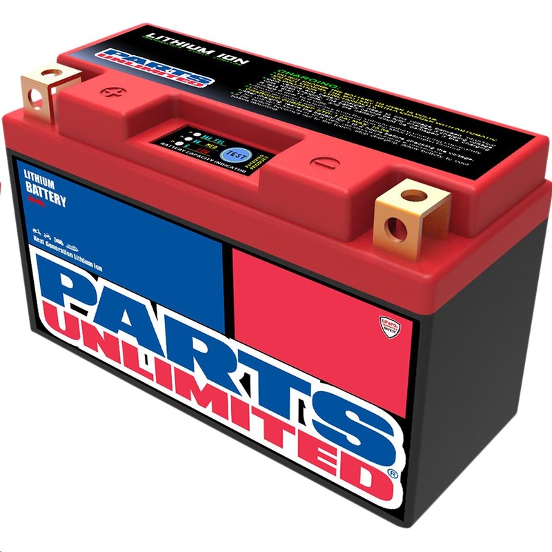 Parts Unlimited Lithium Ion Battery – 5-7/8in. L x 2-1/2in. W x 3-5/8in. H 2113-0684