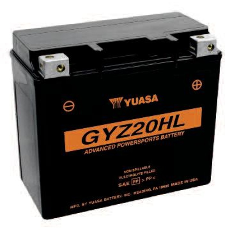 Yuasa GYZ High Performance Maintenance Free Battery – GYZ20H YUAM72RGH