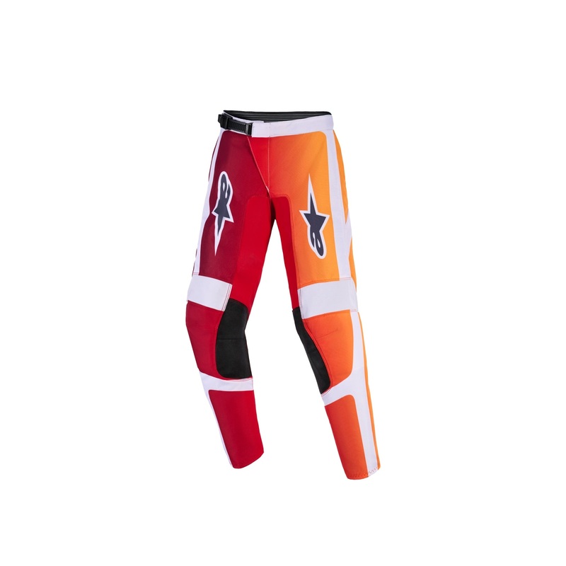 ALPINESTARS 2026 YOUTH FLUID PORTL PANTS – RED LIGHT GREY DARK GREY 22