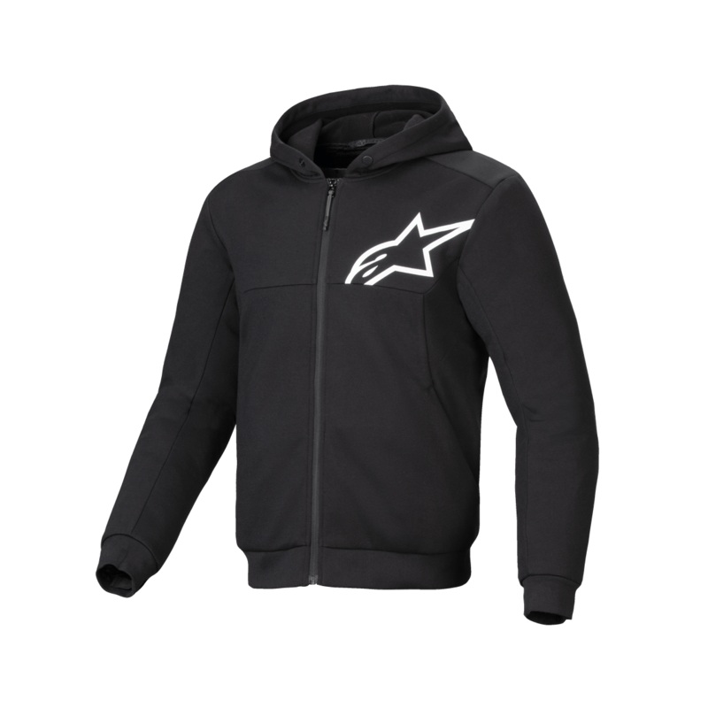 ALPINESTARS CHROME V2 SPORT HOODIE – BLACK WHITE S