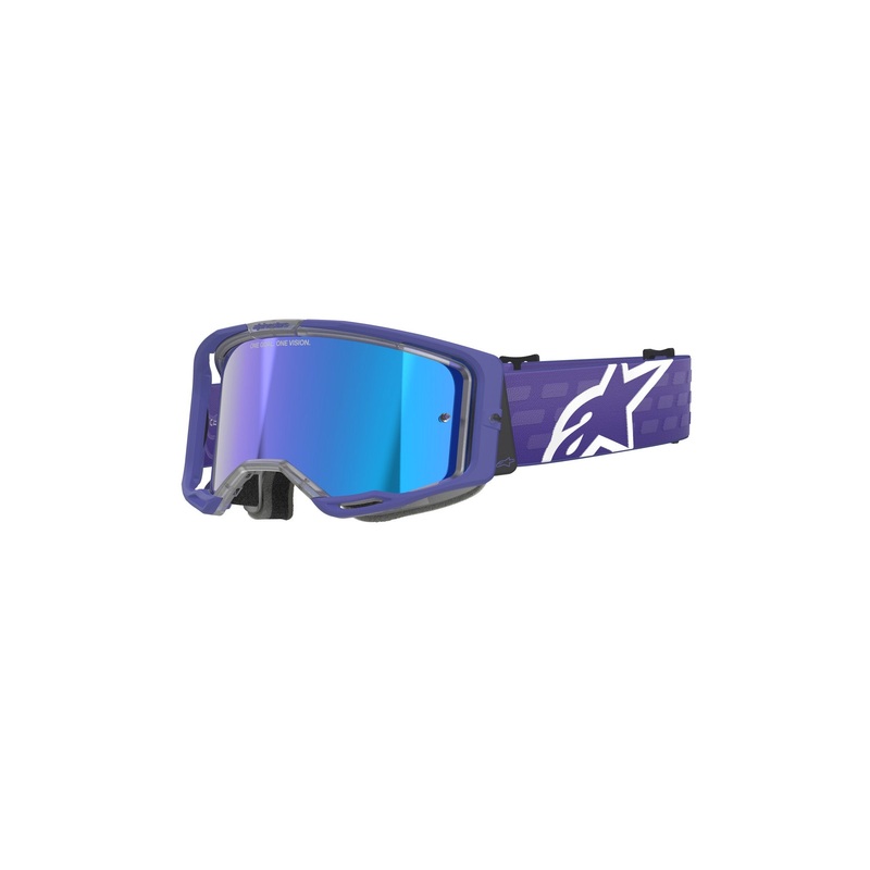 ALPINESTARS VISION 8 CORP GOGGLES – PURPLE MIRROR BLUE