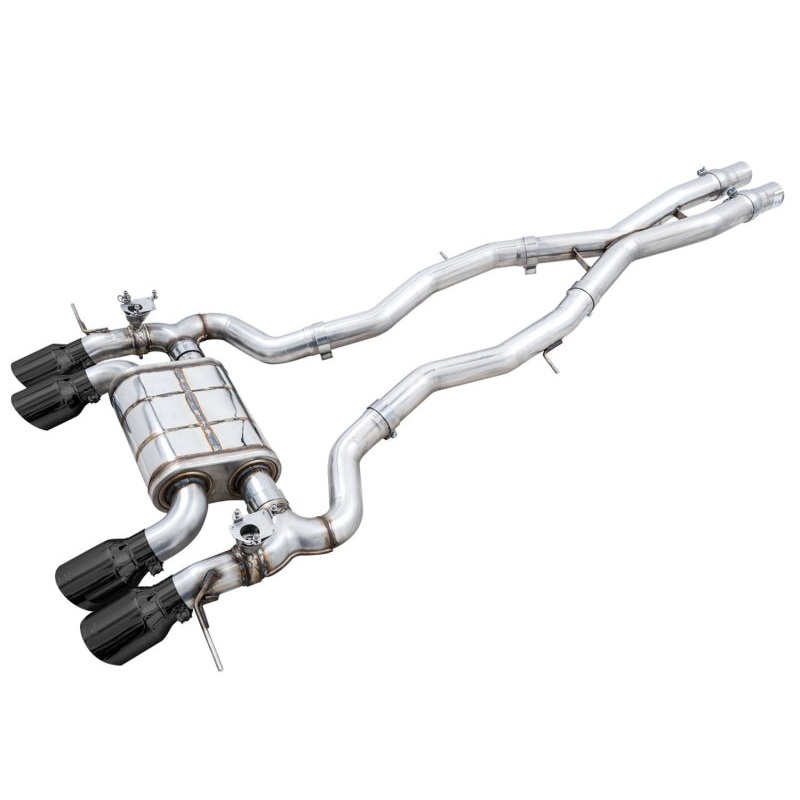 AWE SwitchPath Catback Exhaust for BMW G8X M3/M4 – Diamond Black Tips