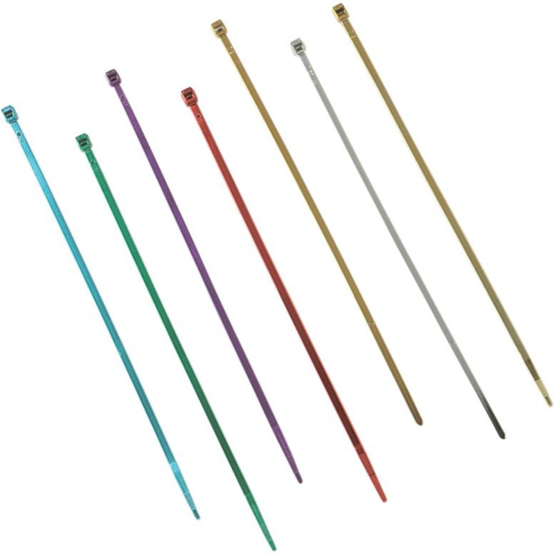 Drag Specialties Chrome Cable Ties – 7in. 10-6010C-10-HC3