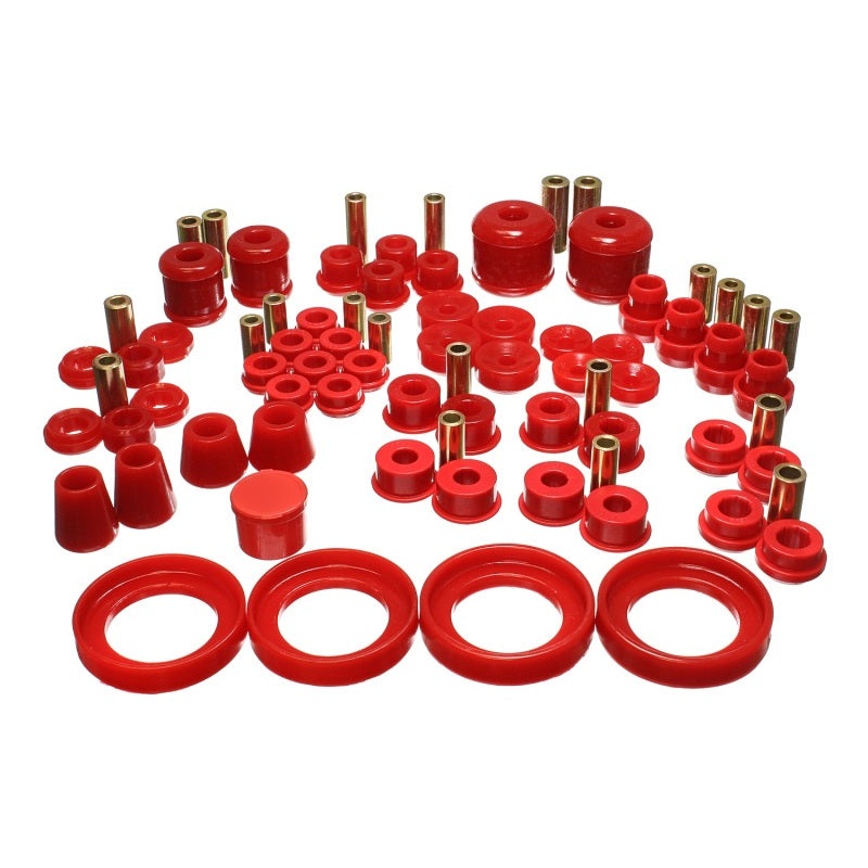 Energy Suspension 97-01 Honda Prelude (Type SH only) Red Hyper-Flex Master Bushing Set