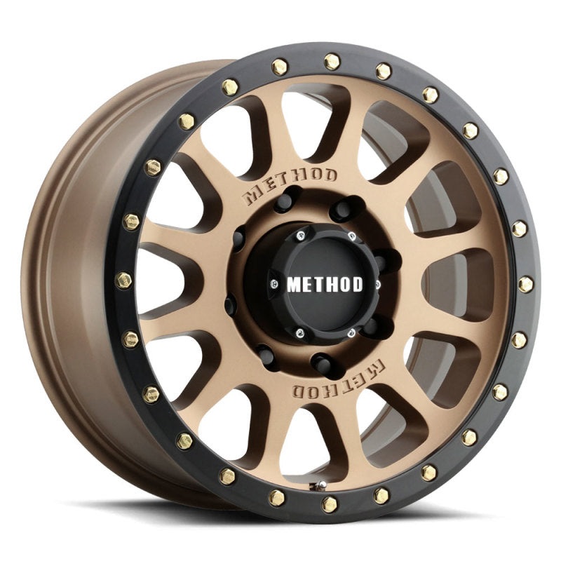 Method MR305 NV HD 18×9 +18mm Offset 8×170 130.81mm CB Method Bronze/Black Street Loc Wheel