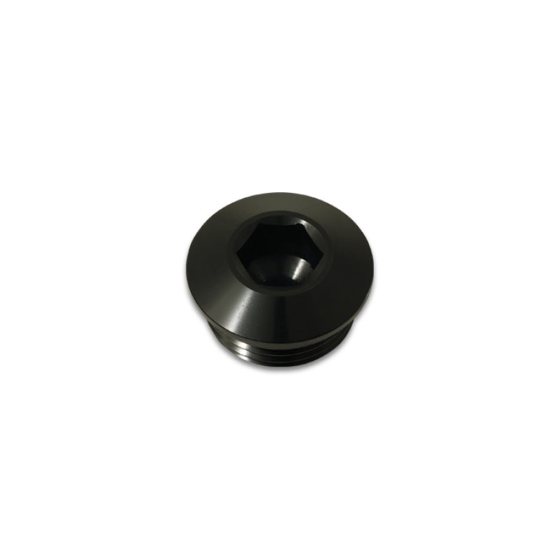 Vibrant Aluminum 34AN ORB Low Profile Port Plug – Anodized Black