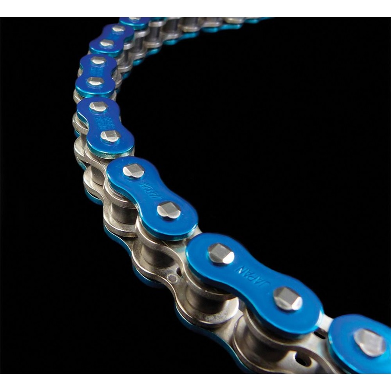 EK Chain 525 ZVX3 Series ZX-Ring Chain – 120 Links – Blue 525ZVX3-120AB