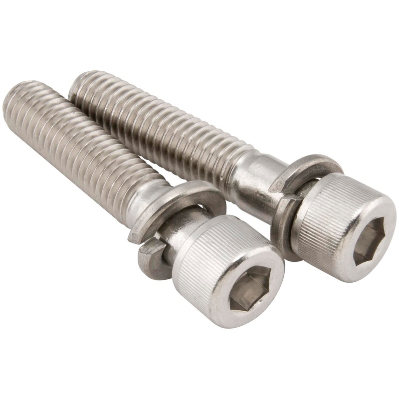 Gardner-Westcott Custom Handlebar and Riser Mounting Bolts – Hex-Head – 1/2in.-13 x 2 1/2in. – Chrome 05-11428