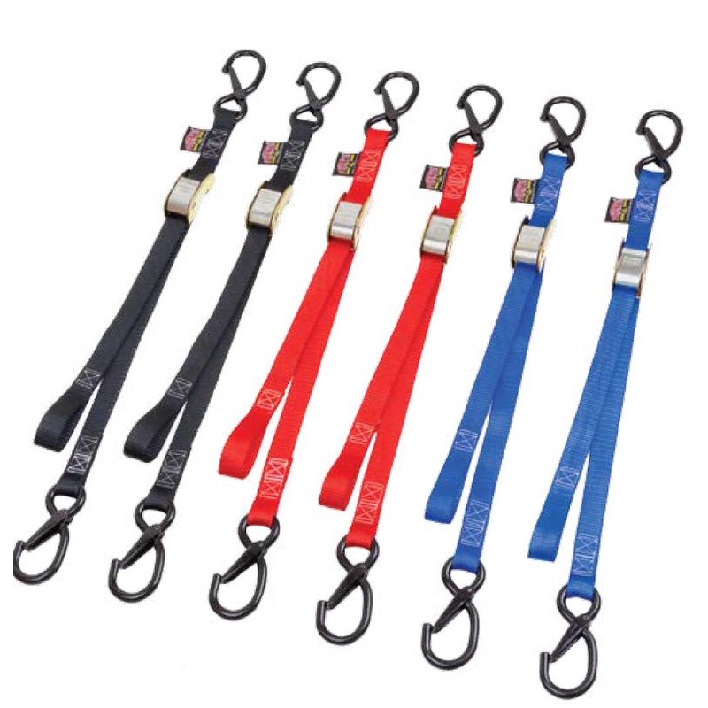 Powertye 1in.x 3ft. PWC Tiedowns with Latch Hook – Black 22032-S