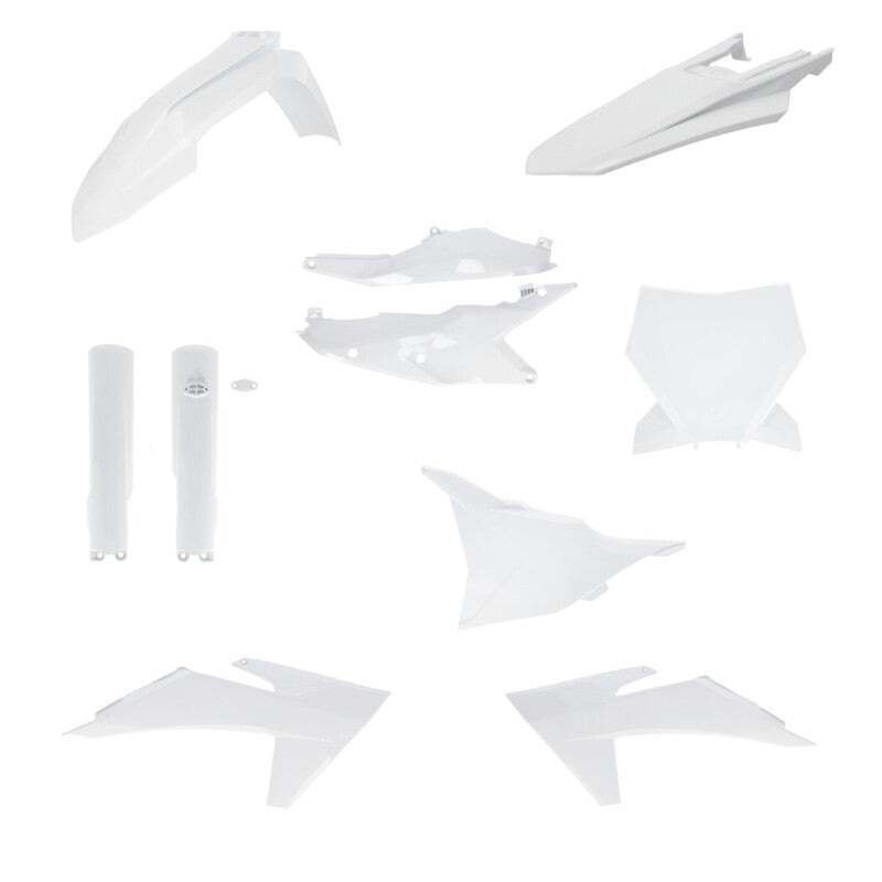 Acerbis 23-24 KTM 125-450 SX/ SX-F/XC/XC-F Plastic Kit – White
