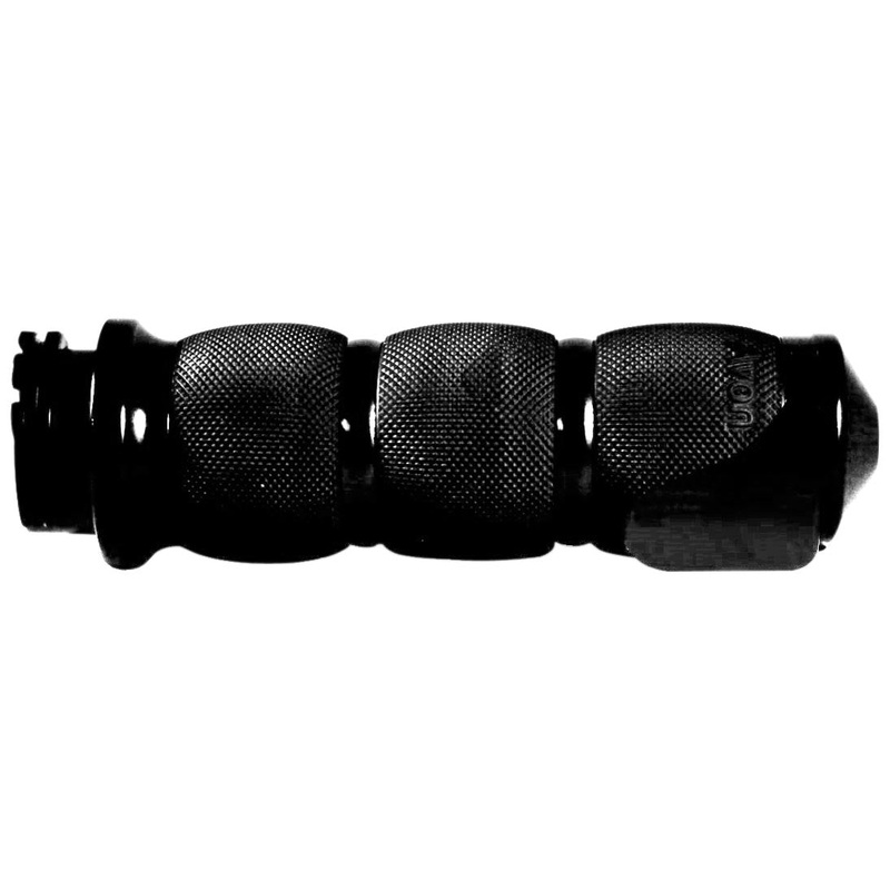 Avon Grips Air Cushioned Grips with Throttle Boss – Black Anodized AIR-90-ANO-BOSS