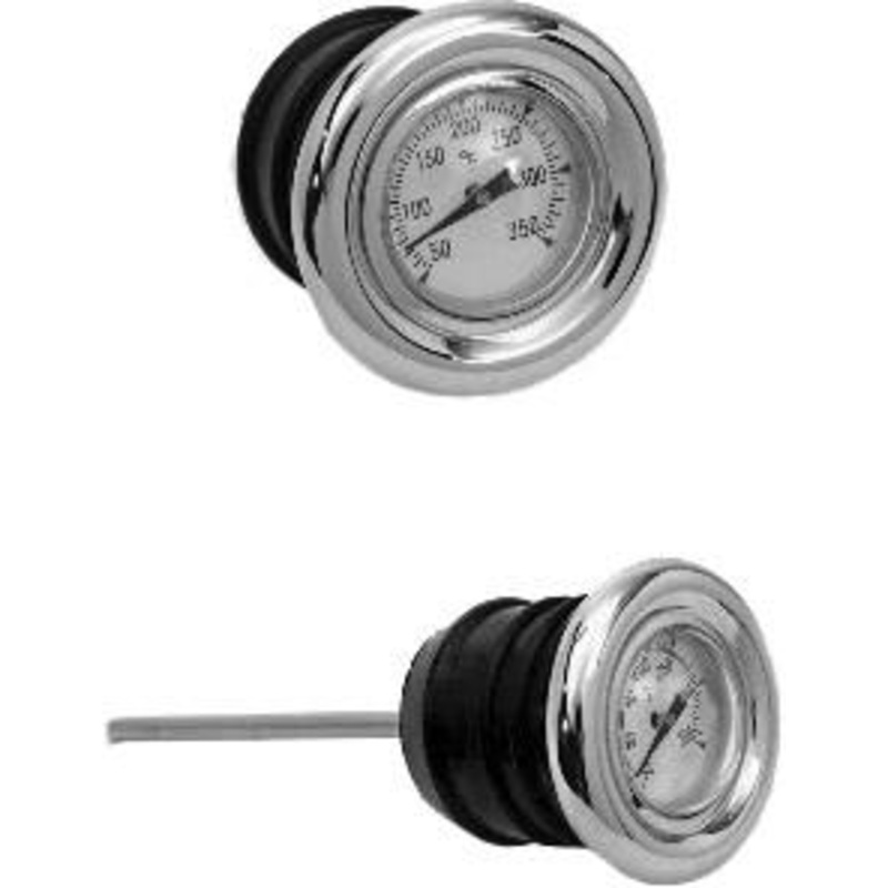 HardDrive White Face Oil Dipstick with Temp Gauge 122051