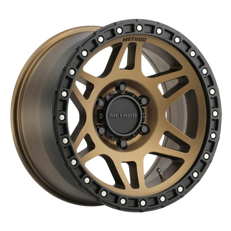 Method MR312 17×8.5 0mm Offset 6×5.5 106.25mm CB Method Bronze/Black Street Loc Wheel