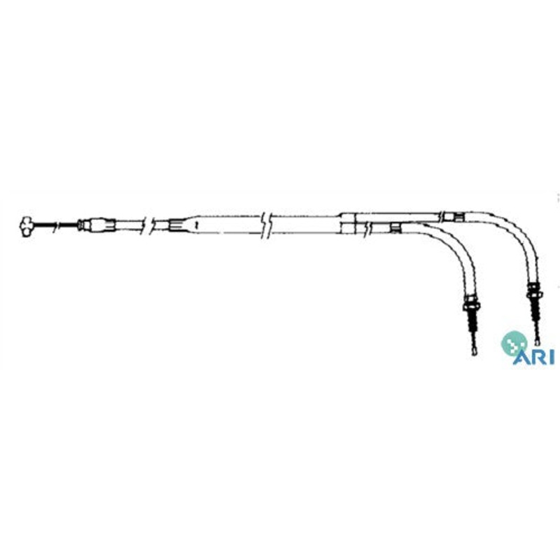 SP1 Dual Throttle Cable for Mikuni 28mm to 34mm Carburetors – 2 1/2in. Extended Length 05-139