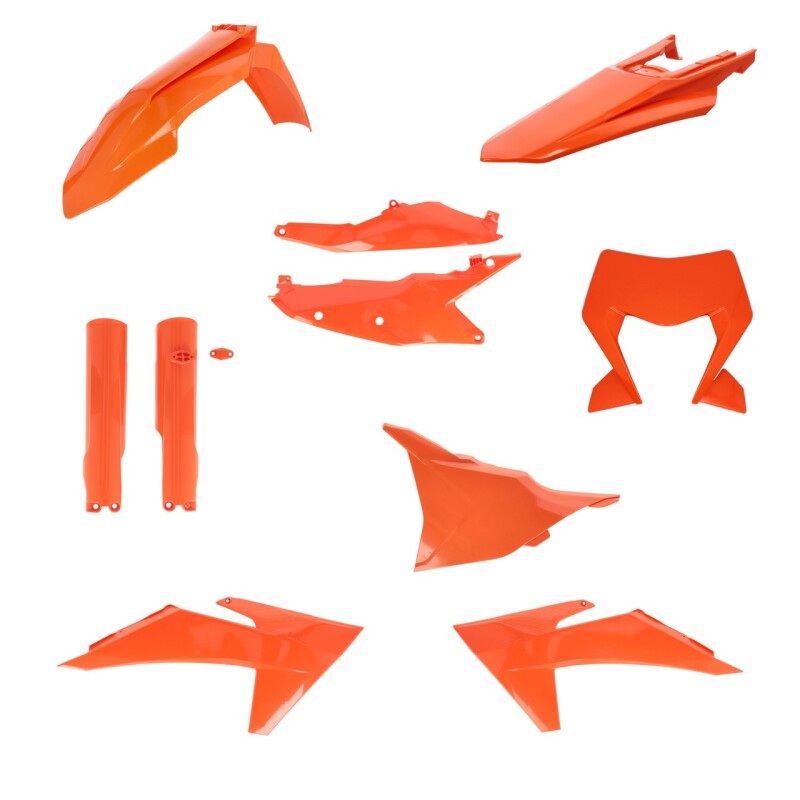 Acerbis 24+ KTM EXC/EXC-F/ XC-F/ XC-W/ XCF-W/ XW-F Full Plastic Kit – 16 Orange