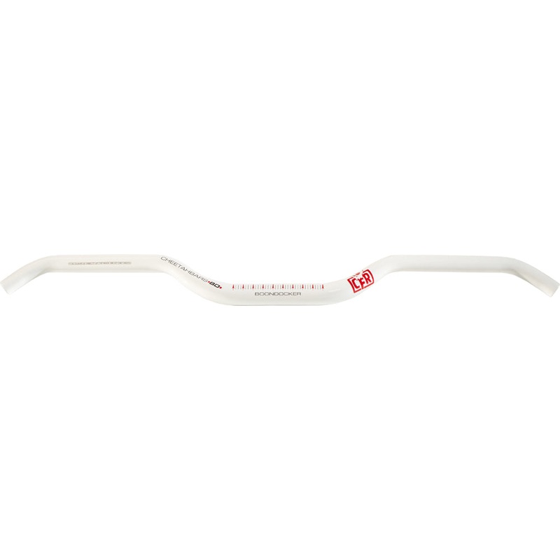 Cheetah Factory Racing 1-1/8in. Tapered Handlebars – Boondock Bend – White CD03