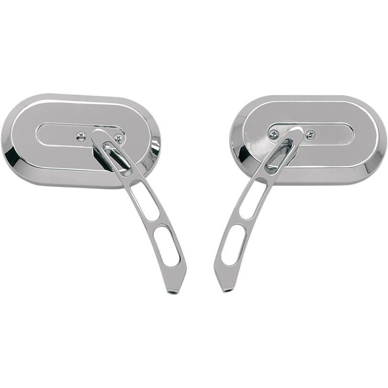 Drag Specialties Large Oval Mirrors – Left 60-6232LBL1