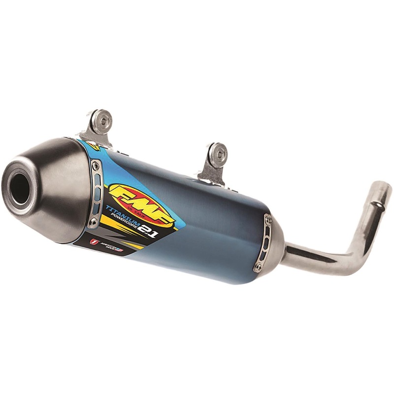 FMF Racing PowerCore 2.1 Shorty Silencer – Titanium 025255