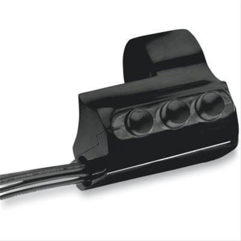 Performance Machine  Switch Assy 3 Button Lt Sd – Black Ano