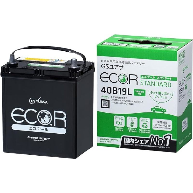 Yuasa 40B19L/SY-B19L/36B20L Import Specialty 12-Volt Battery