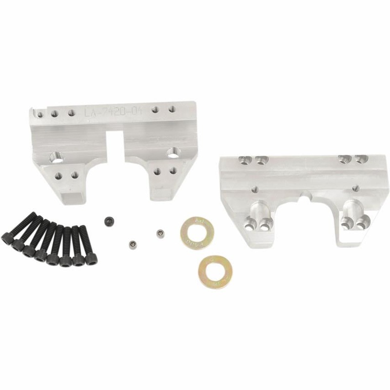 LA Choppers Handlebar Clamp Set for 1in. Handlebars LA751503