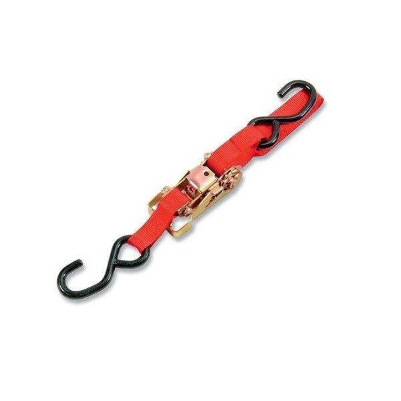 Parts Unlimited Heavy Duty Ratcheting Tie-Down – Red 3920-0081