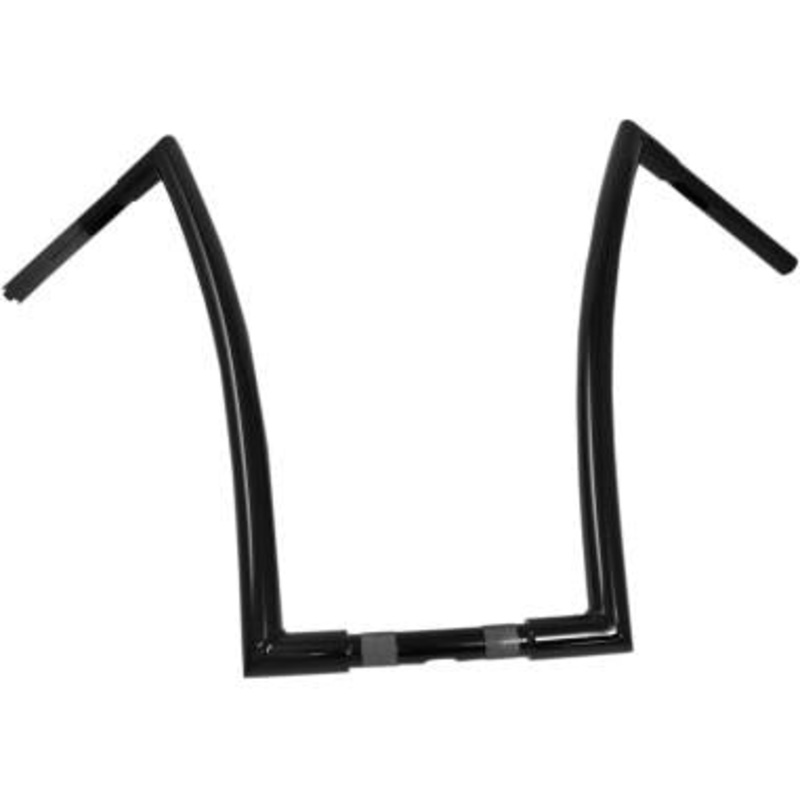 Todds Cycle 1 1/4in. Strip Handlebar – 20in. – Gloss Black 0601-3977