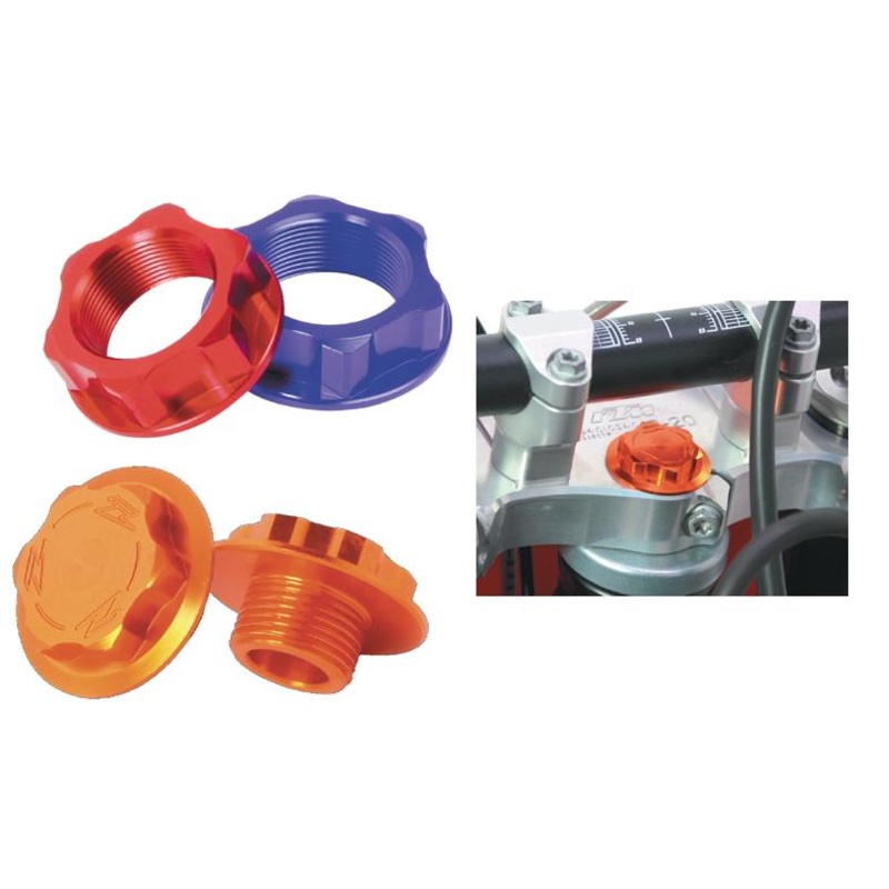 ZETA Steering Stem Nut & Bolt – Red ZE58-2323