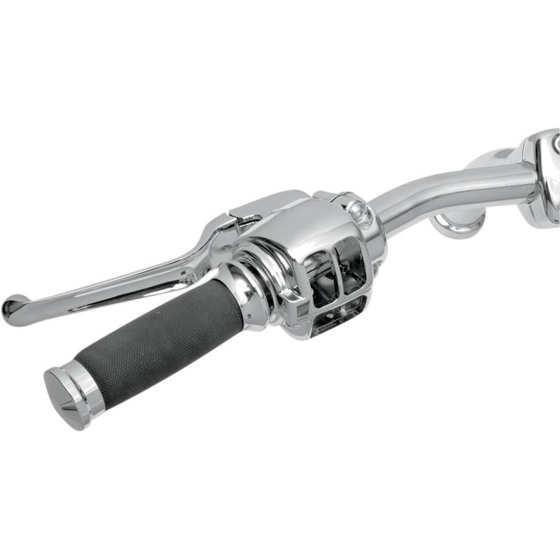 Drag Specialties Chrome Handlebar Control Kit with Mechanical Clutch without Switch H07-0748A