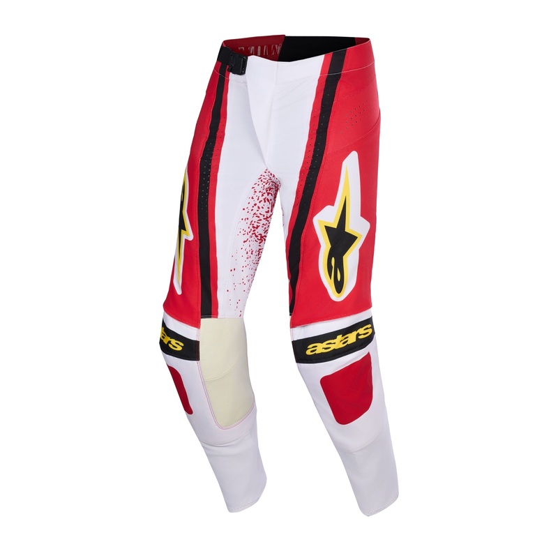 ALPINESTARS 2026 TECHSTAR NOMUR PANTS – LIGHT GREY RED BLACK 28