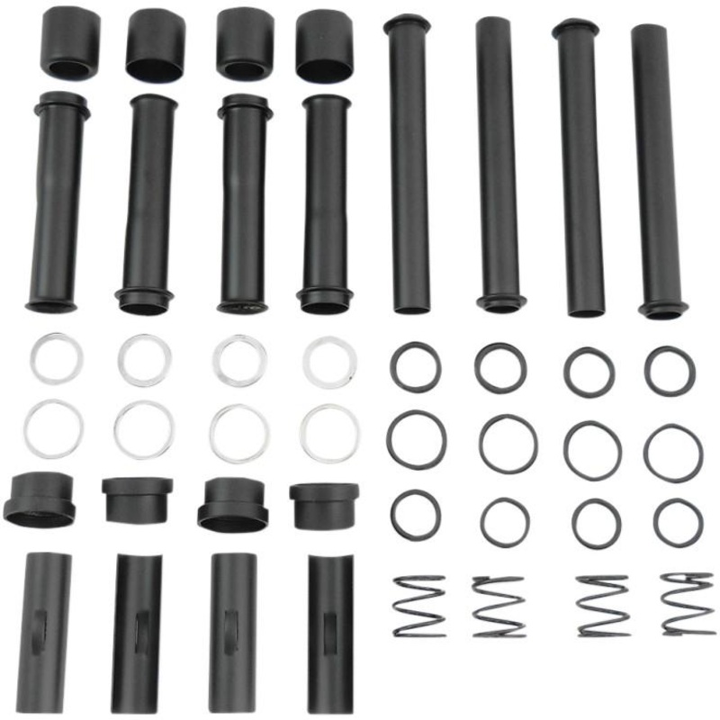 Drag Specialties Satin Black Pushrod Tube Kit 0928-0041