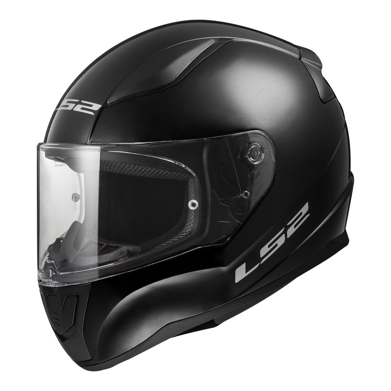 LS2 FF353 RAPID II SOLID HELMET – GLOSS BLACK XS