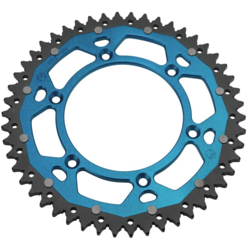 Moose Racing Dual Rear Sprockets – Blue – 48T 1210-1477