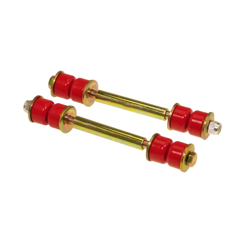 Prothane Universal End Link Set – 5in Mounting Length – Red