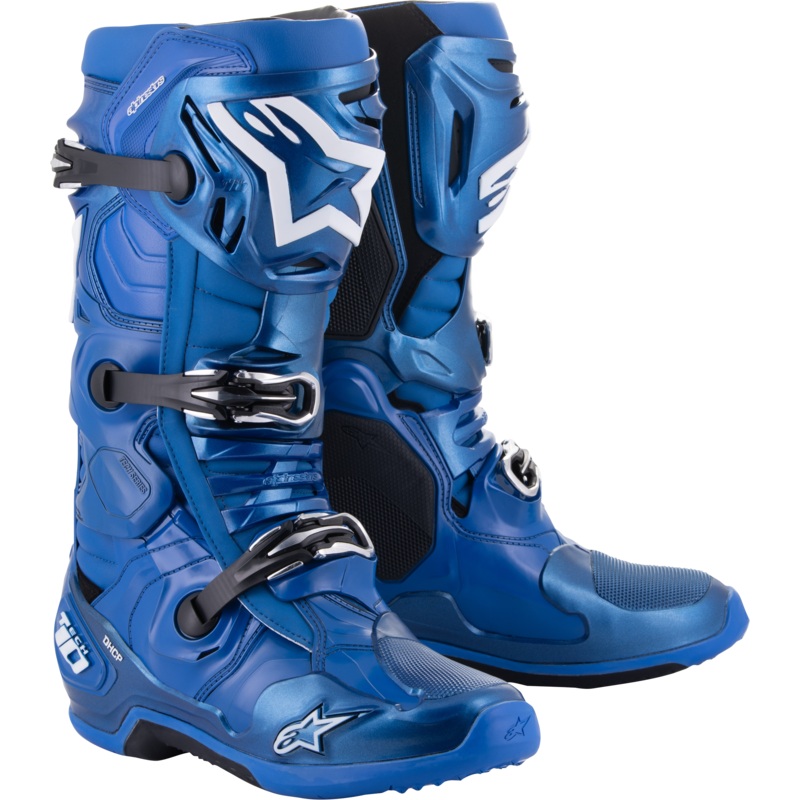 alpine star 482-12510 Tech 10 Boots Blue/Black Sz 10