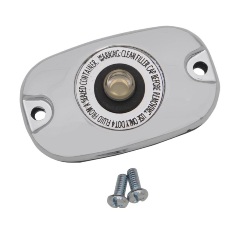 Drag Specialties Rear Brake Master Cylinder Cover Kit 1731-0541