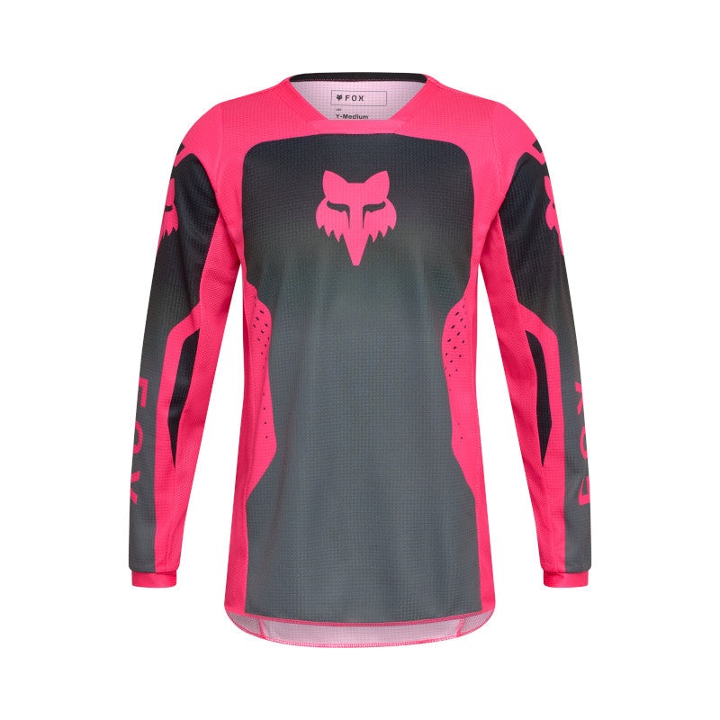FOX 2026 YOUTH GIRLS 180 SHIELD JERSEY – BLACK/PINK S