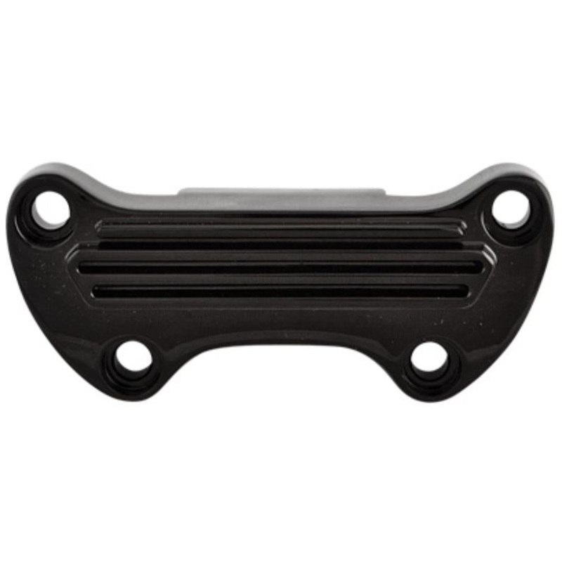 HardDrive Finned Handlebar Clamp with Skirt – Black 03-0106B