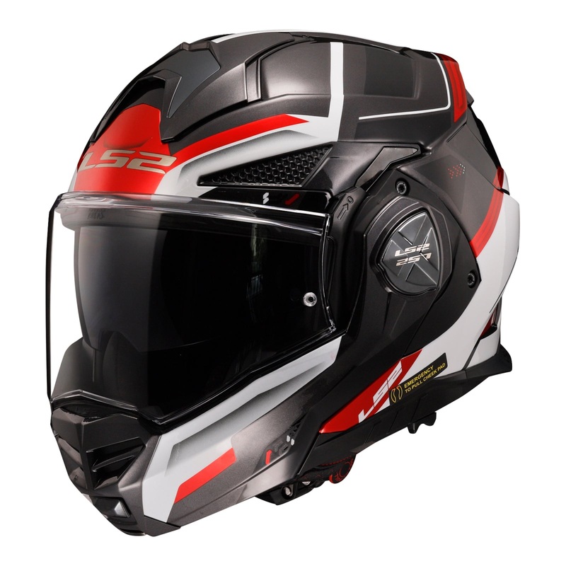 LS2 FF901 ADVANT X SPECTRUM HELMET – BLACK/WHITE/RED XS