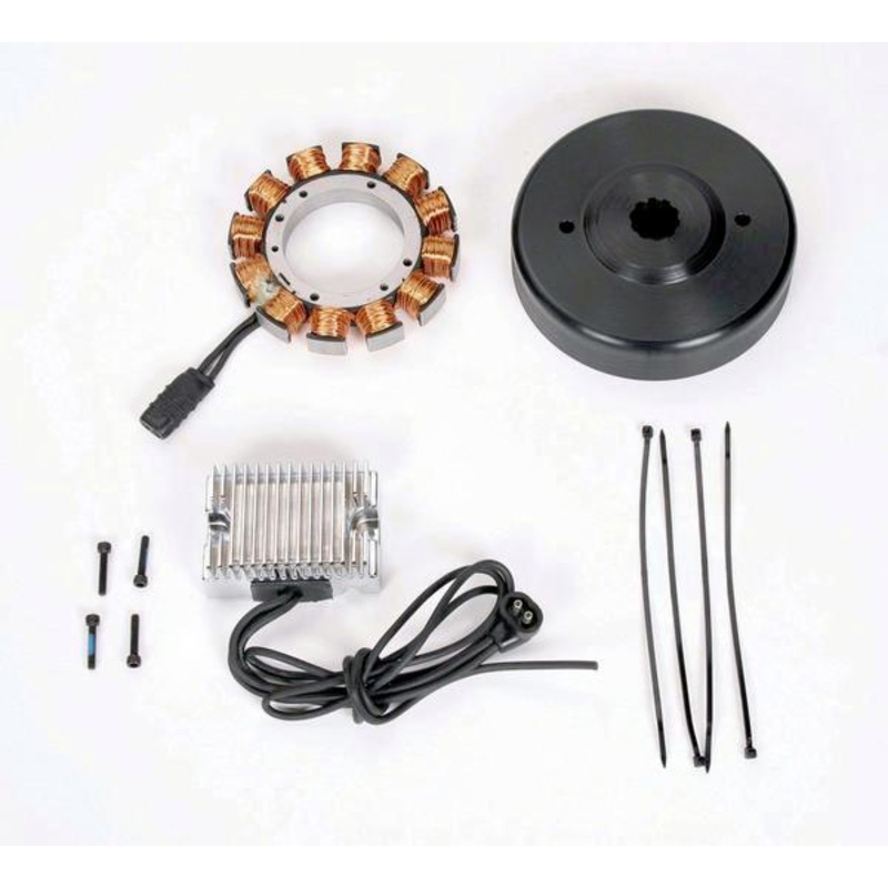 Drag Specialties Heavy-Duty 32A Charging Kit – Chrome Regulator 29985-87HV-BXLB