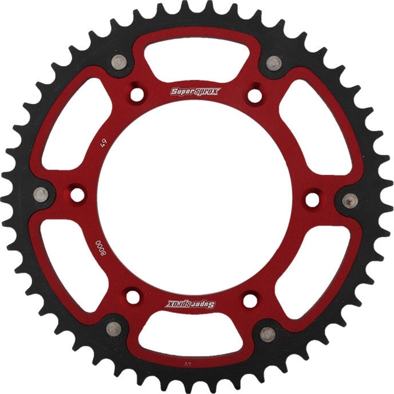 Supersprox Stealth Rear Sprocket – 51T RST-8000-51-RED